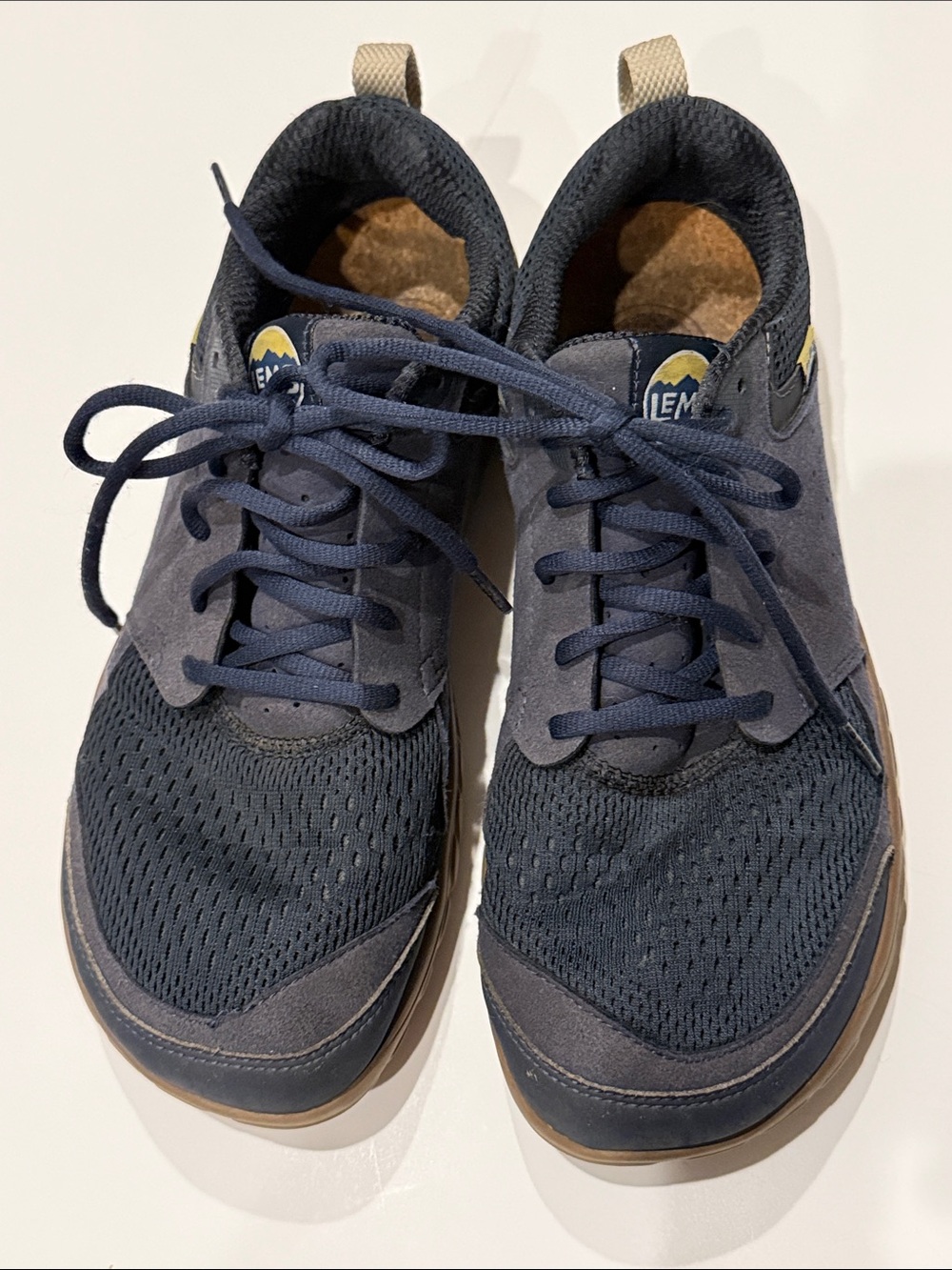 Lems sz 10.5 Men's Primal Zen Navy Night Sky Mesh Athletic Shoes